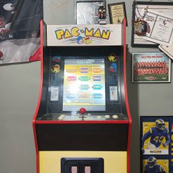 Arcade 1up Pac-Man +11 Games (Pac-Man Plus, Pacland Pacmania, Galaga,galaxiah,mappy,Digdug,digdug2, Rompers