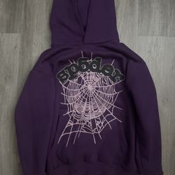 Spider hoodie Purple