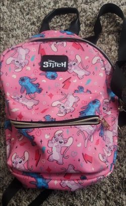 Mini stitch backpack with stitch keychain
