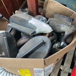 Box Of Geese And Duck Decoys