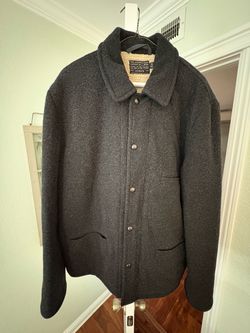 J.Crew Wool Sherpa-Lined Deck Jacket - Men’s XL