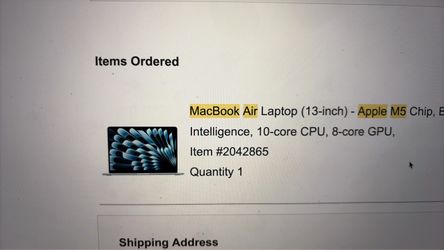 MacBook Air 13” apple