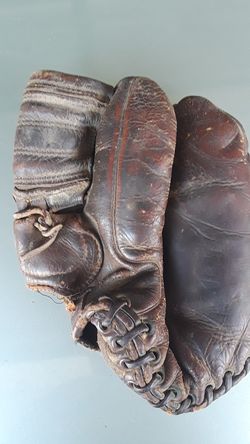 Old baseball glove
