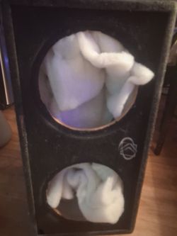 Kicker Dual 12 Booster Subwoofer Box