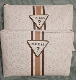 Guess makeup bags