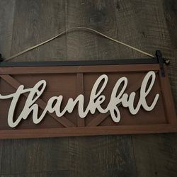 Thankful Sign