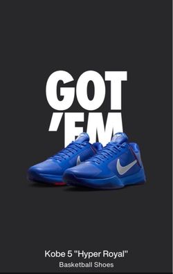 Nike Kobe 5 Protro Dodgers 7Y