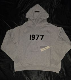 Fear of God Essentials "1977" Hoodie, Dark Oatmeal, Size S & M