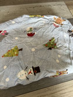 Pottery Barn Kids Christmas Crib Sheet