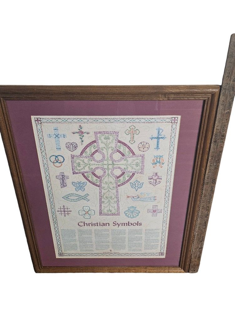 James Avery "Christian Symbols" Poster/Print 2002©