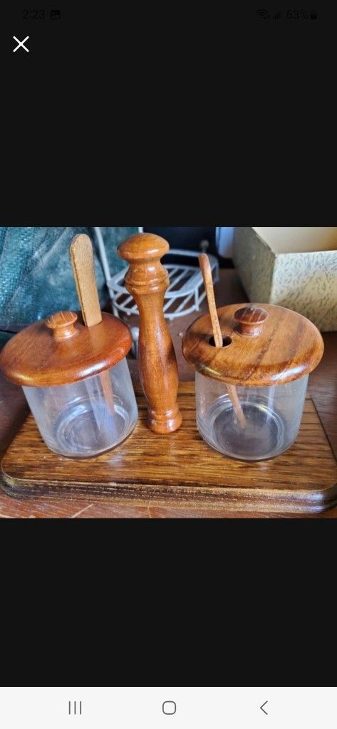 Vintage Condiment Set