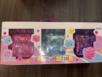 Cube-Mazing Ice Cube Squishy Toys 3-Pack