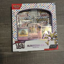 Pokemon Alakazam 151 Box