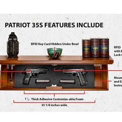 Concealment Shelf. Tactical Traps - The Patriot 35S Original concealment shelf Black - Brand New