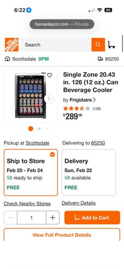 Mini fridge
