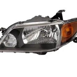 Left headlight assembly mazda protege 1999 to 2001