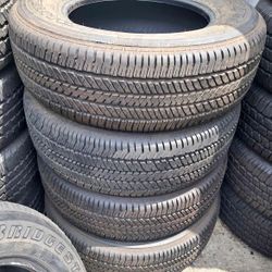 255/70r18 Bridgestone Tires Cón 80% De Vida Las 4 