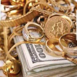 Se compra ORO de 10kt 14kt 18kt 24kt Esclavas Cadenas Anillos Joyas quebradas tambien compro  Tambien presto dinero al valor del ORO  I Buy GOLD 10kt 