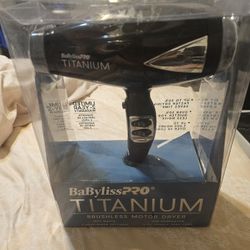 BabylissPro TITANIUM blow dryer 