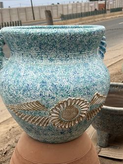 Decorative Clay Pot / Planter
