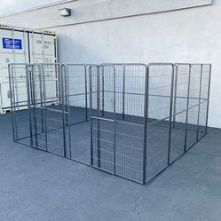 $360 (New in Box) Heavy duty 10x10x5ft tall pet playpen 16-panel dog crate kennel exercise cage fence
