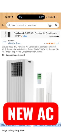 New in box AC Nuevo aire acondicionado