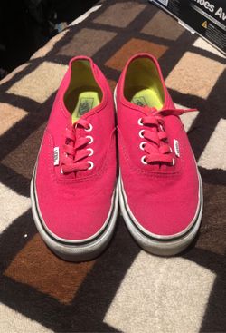 Pink vans youth