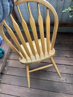 Wooden Chair Need Some Love Sturdy Vintage