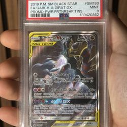 Garchomp & Giratina GX #SM193 PSA 9