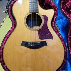 Taylor 712ce All Solid Woods Acoustic Electric Guitar With Taylor's Hardcase