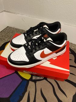 Nike Dunk Low White Black Orange Sneakers