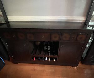 Unique Wine Rack And Storage Made Out Of Wood