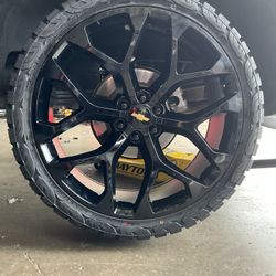24” Snow Flake Rims With Tires We Offer 120 Days Payment Option Call Or Txt Us Any Timer Call for Prices