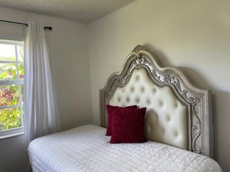 Ornate Tufted Headboard
