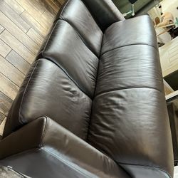 Italian Leather Couch