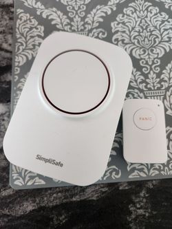 Simplisafe Siren and Panic Button