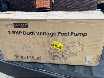 Vivo Home 2.5 HP Powerful Self Primming Dual Voltage in/Above Ground Swimming Pool Pump with Strainer https://offerup.com/redirect/?o=QmFza2V0Lk5FVw==