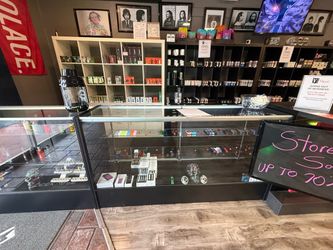 Glass display cases