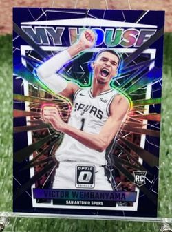2023-24 Donruss Optic Purple Prizm Victor Wembanyama "My House" Purple Holo SP