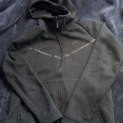 Black Nike Fleece Zip Up