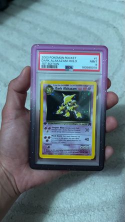 2000 Dark Alakazam 1st Edition #1 Holo PSA 9 NEW CERT