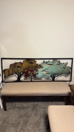 Metal wall decor