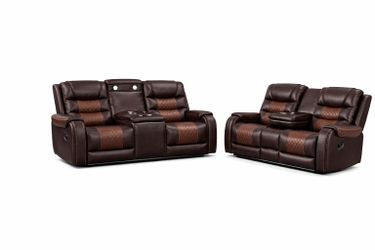 Sofa Y Loveseat (2) Reclinable Manual Sarasota 