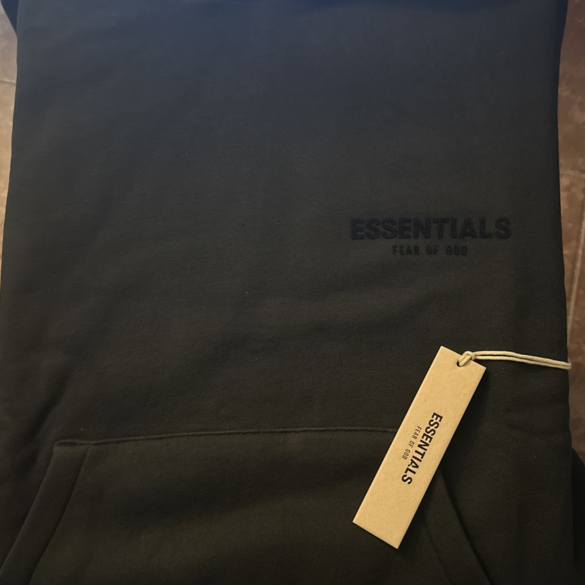 BLACK Essentials Fear Of God Hoodie