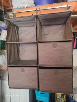 hanging closet organizer(LAKE ELSINORE CA)