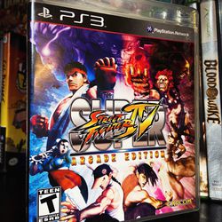Super Street Fighter IV -- Arcade Edition (Sony PlayStation 3, 2011)