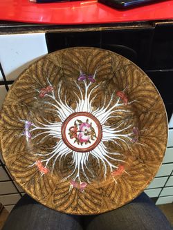 Vintage Zhongguo Tang Cai Plate