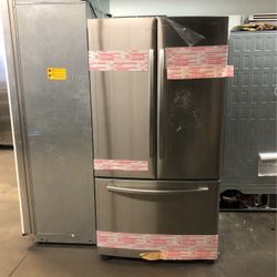 New Open Box Samsung Stainless Steel French Style Refrigerator 