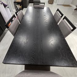 DINING TABLE AND CHAIRS 