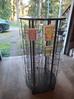 Greeting card rack